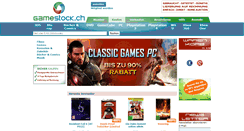 Desktop Screenshot of gamestock.ch